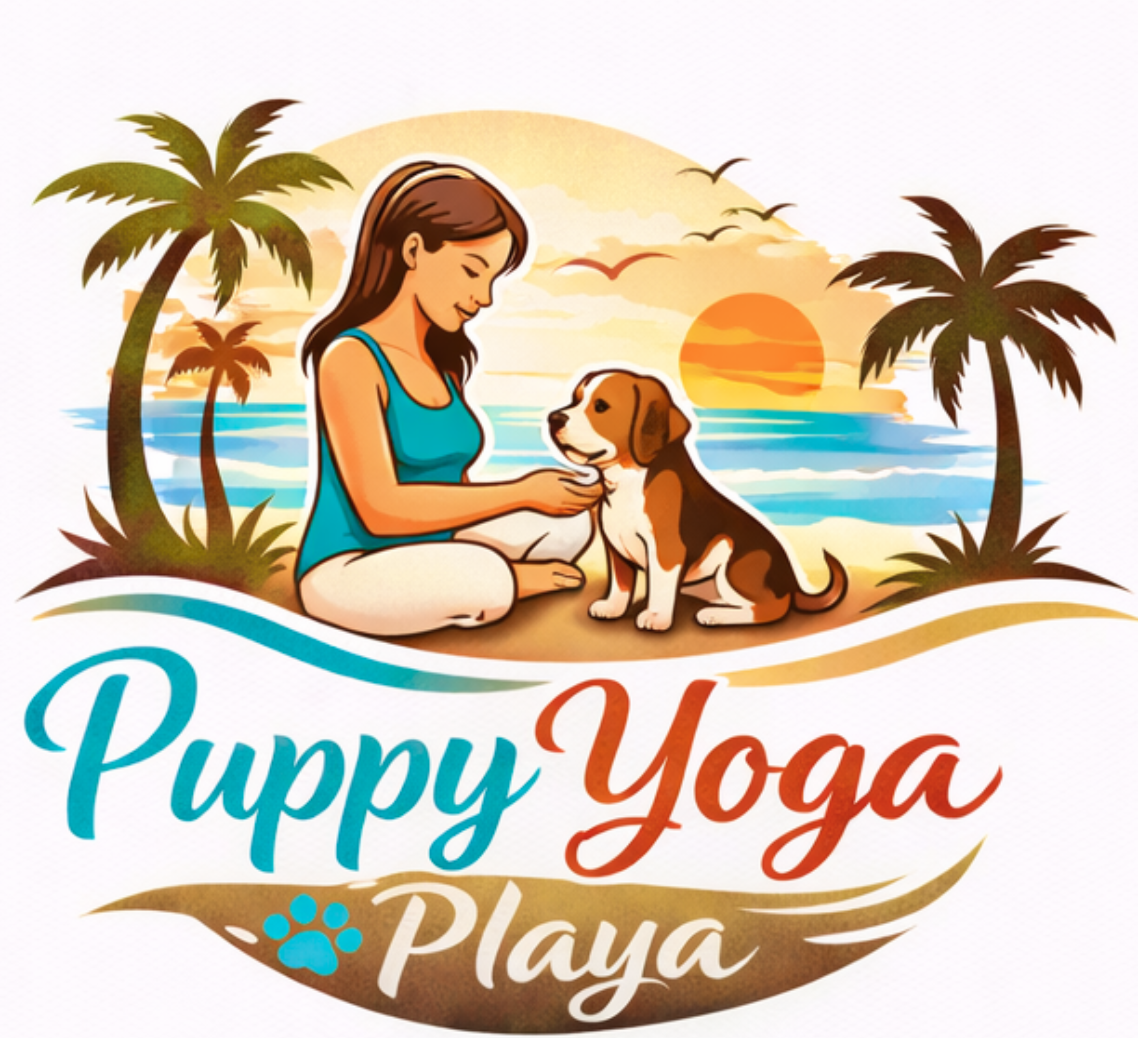 Puppy Yoga Playa